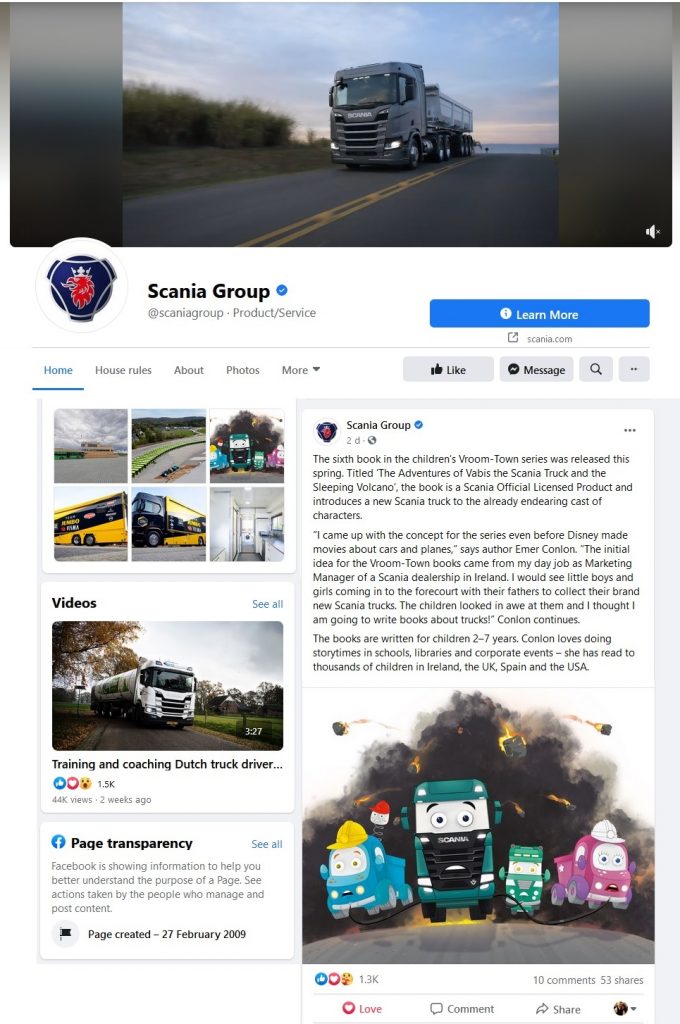 PFB Scania Group Post