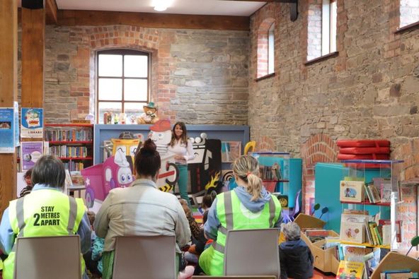 Storytime in Dundalk Library for Local Creche