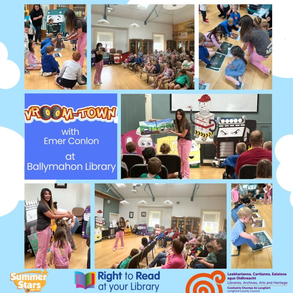 Ballymahon and Longford Libraries Host Vroom-Town Storytime