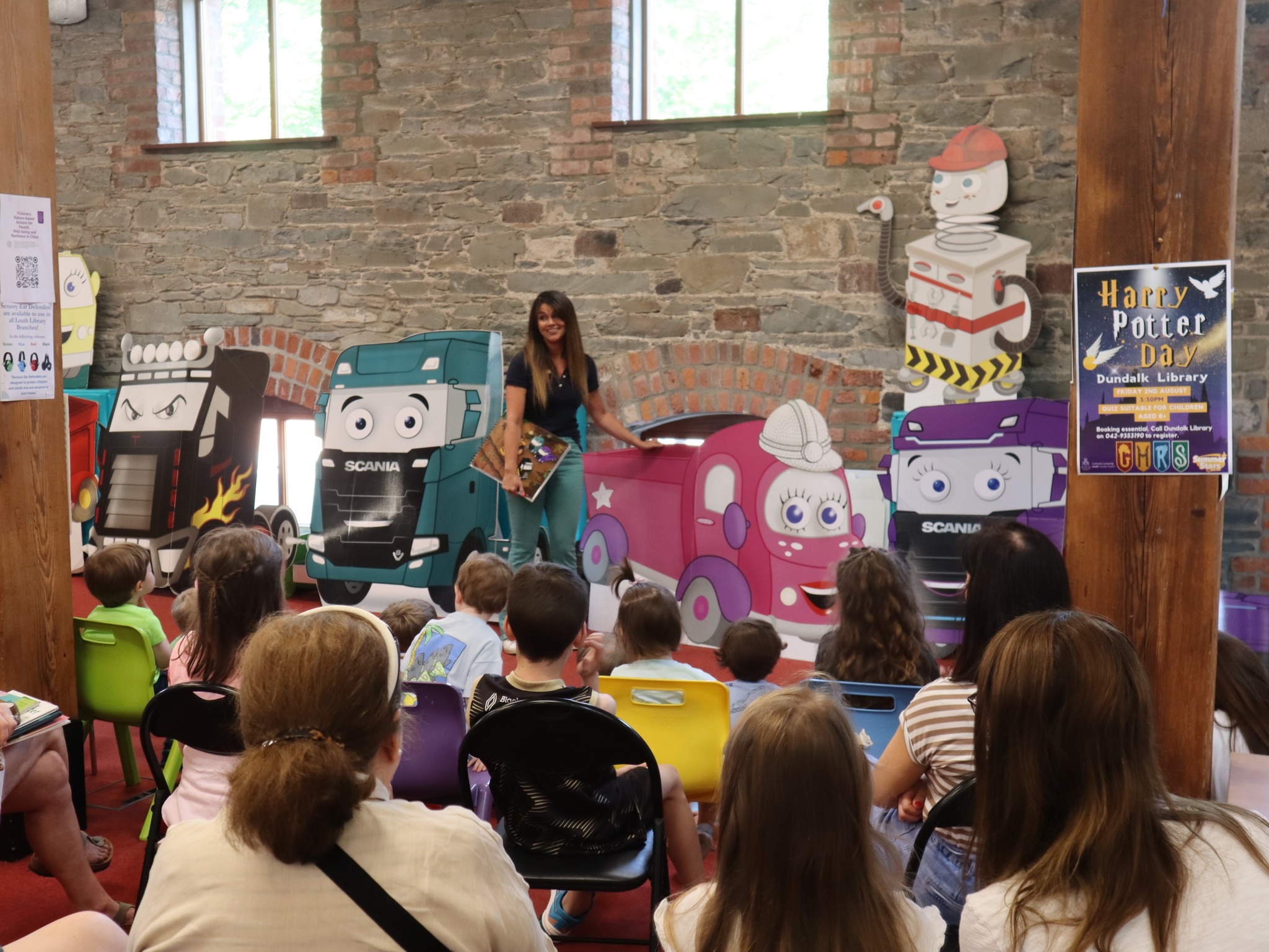 Vroom-Town Storytime in Home Town Library