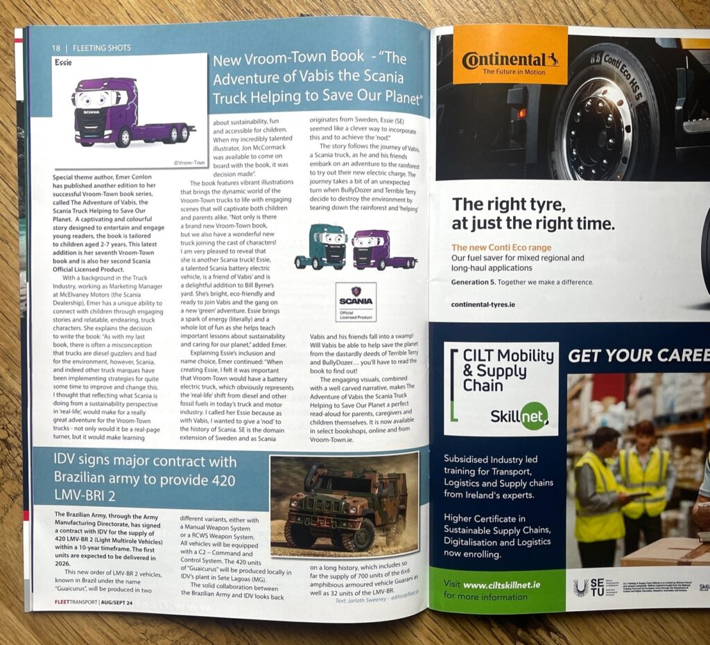 Lovely Article in Fleet Transport Magazine​